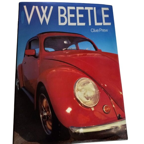 VW Beetle Hardcover Book By Clive Prew 1993 Hardcover Dust Jacket Coffee Table - Picture 1 of 9